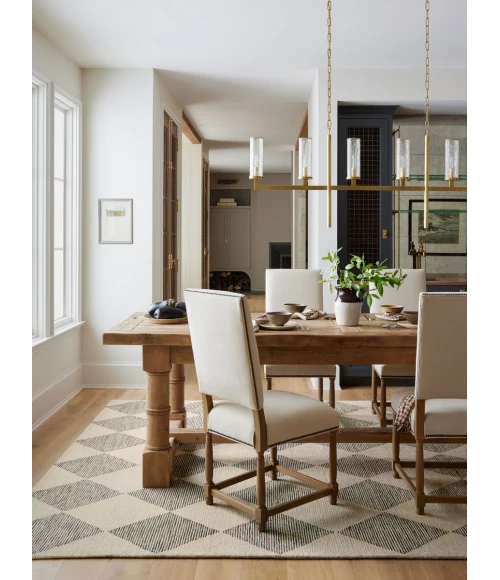 Chris Loves Julia x Loloi Francis Beige / Charcoal FRA-01 3 ft. 6 in. X 5 ft. 6 in. Rectangle Rug