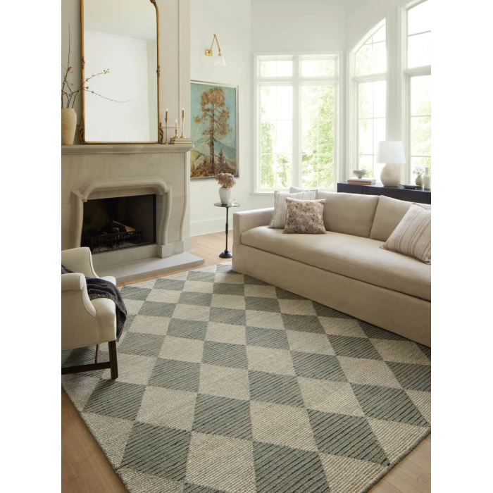Chris Loves Julia x Loloi Francis Spa / Granite FRA-01 11 ft. 6 in. X 15 ft. Rectangle Rug