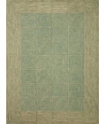 Chris Loves Julia x Loloi Francis Green / Natural FRA-02 7 ft. 9 in. X 9 ft. 9 in. Rectangle Rug