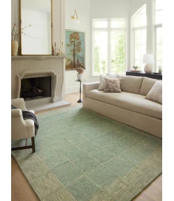 Chris Loves Julia x Loloi Francis Green / Natural FRA-02 7 ft. 9 in. X 9 ft. 9 in. Rectangle Rug