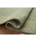 Chris Loves Julia x Loloi Francis Green / Natural FRA-02 7 ft. 9 in. X 9 ft. 9 in. Rectangle Rug