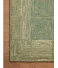 Chris Loves Julia x Loloi Francis Green / Natural FRA-02 7 ft. 9 in. X 9 ft. 9 in. Rectangle Rug