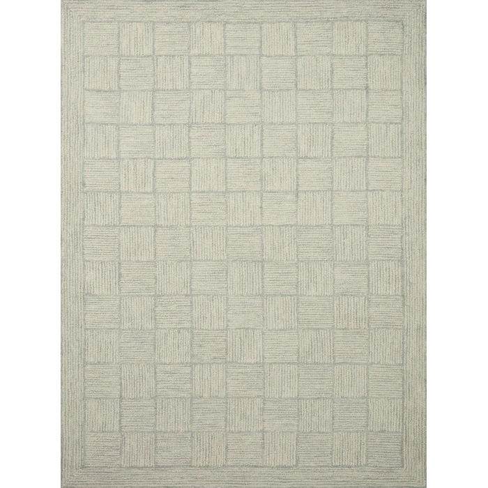 Chris Loves Julia x Loloi Francis Silver / Sky FRA-03 3 ft. 6 in. X 5 ft. 6 in. Rectangle Rug