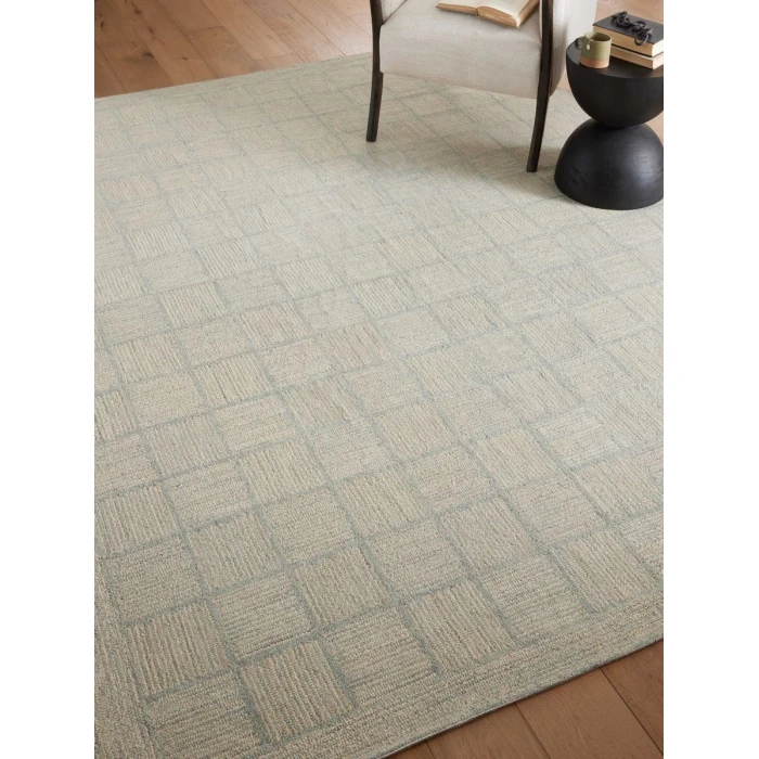 Chris Loves Julia x Loloi Francis Silver / Sky FRA-03 3 ft. 6 in. X 5 ft. 6 in. Rectangle Rug