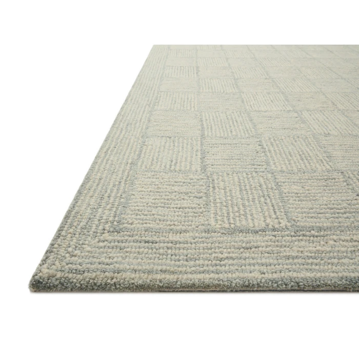 Chris Loves Julia x Loloi Francis Silver / Sky FRA-03 3 ft. 6 in. X 5 ft. 6 in. Rectangle Rug