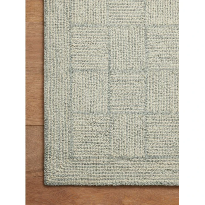 Chris Loves Julia x Loloi Francis Silver / Sky FRA-03 3 ft. 6 in. X 5 ft. 6 in. Rectangle Rug