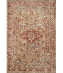 Loloi Gaia GAA-01 Gold / Brick Area Rug 9 ft. 3 in. X 12 ft. 10 in. Rectangle