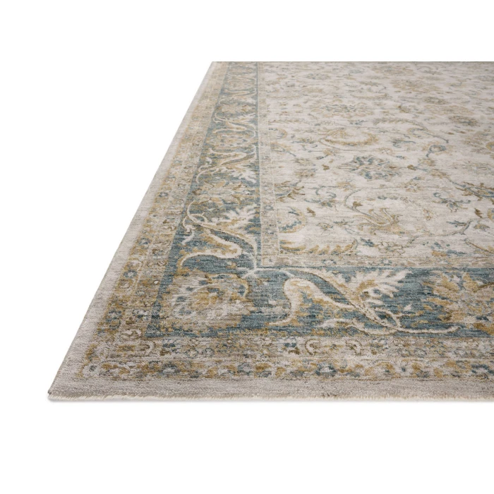 Loloi Gaia Natural / Ocean GAA-04 6 ft. 7 in. X 9 ft. 10 in. Rectangle Rug