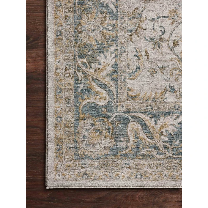 Loloi Gaia Natural / Ocean GAA-04 6 ft. 7 in. X 9 ft. 10 in. Rectangle Rug