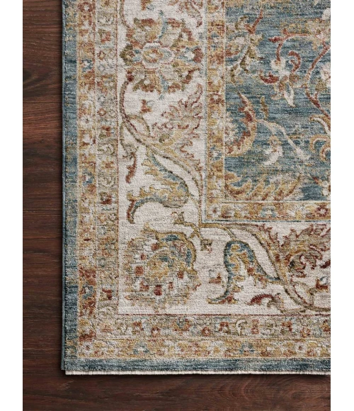 Loloi Gaia Ocean / Multi GAA-04 2 ft. 6 in. X 8 ft. Rectangle Rug