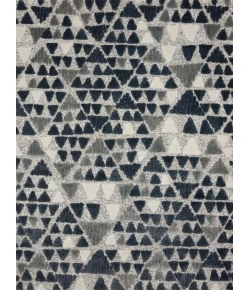 Loloi Hagen HAG-06 Slate / Denim Area Rug 18 in. X 18 in. Sample
