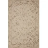 Loloi Halle HAE-02 NATURAL / SAGE Area Rug 18 in. X 18 in. Sample