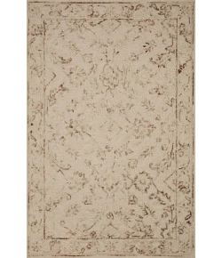 Loloi Halle HAE-02 NATURAL / SAGE Area Rug 18 in. X 18 in. Sample