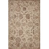Loloi Halle HAE-03 TAUPE / RUST Area Rug 18 in. X 18 in. Sample