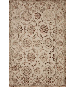 Loloi Halle HAE-03 TAUPE / RUST Area Rug 18 in. X 18 in. Sample