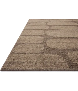 Loloi Hartley Brown / Taupe HRT-05 2ft.-3in. X 3ft.-9in. Rect. Rug