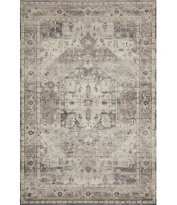 Loloi Hathaway HTH-05 STEEL / IVORY Area Rug 9 ft. 0 in. X 12 ft. 0 in. Rectangle