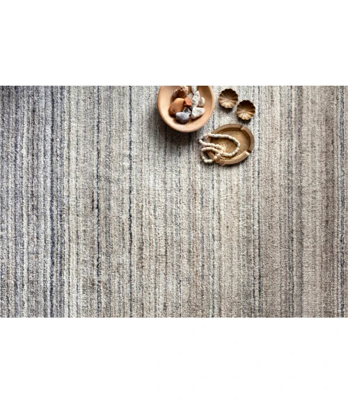 Loloi Haven Silver / Blue VH-01 5 ft. 6 in. X 8 ft. 6 in. Rectangle Rug