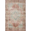 Loloi Heidi HEI-01 TERRACOTTA / AQUA Area Rug 7 ft. 6 in. X 9 ft. 6 in. Rectangle