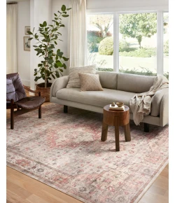 Loloi Heidi HEI-02 DOVE / SPICE Area Rug 6 ft. 0 in. X 6 ft. 0 in. Round