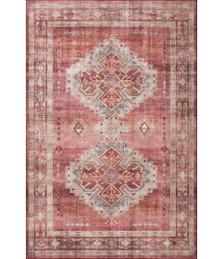 Loloi Heidi HEI-03 SUNSET / NATURAL Area Rug 6 ft. 0 in. X 6 ft. 0 in. Round