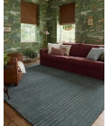 Chris Loves Julia x Loloi Henry Denim / Ivory HEY-01 2ft.-6in. X 9ft.-9in. Rect. Rug