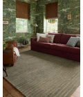 Chris Loves Julia x Loloi Henry Olive / Ivory HEY-01 7ft.-9in. X 9ft.-9in. Rect. Rug