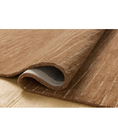 Chris Loves Julia x Loloi Henry Rust / Natural HEY-01 7ft.-9in. X 9ft.-9in. Rect. Rug