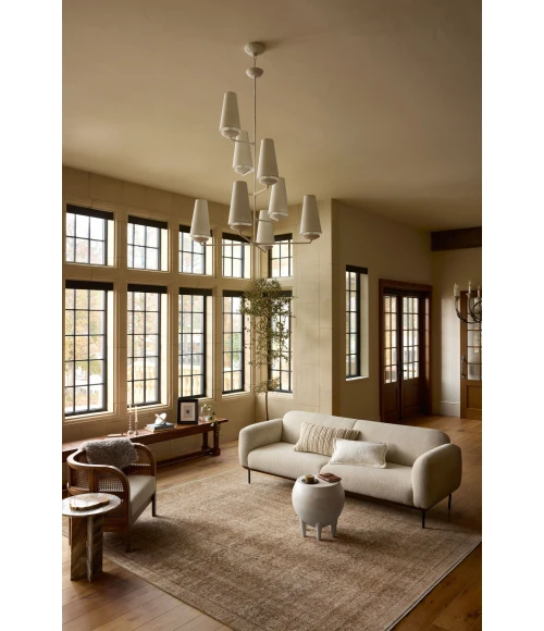 Loloi Heritage Clay / Natural HER-01 9ft. X 12ft. Rect. Rug