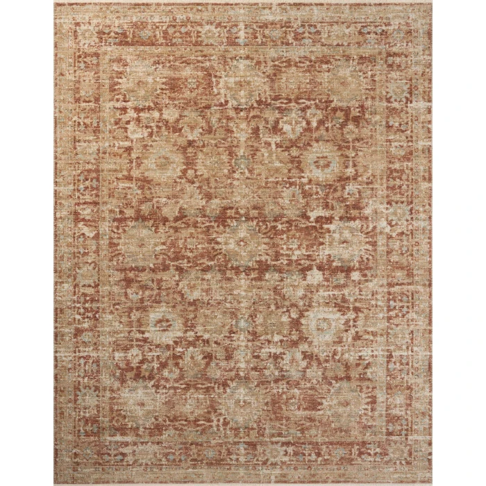 Loloi Heritage Brick / Multi HER-03 8ft. X 10ft. Rect. Rug