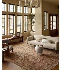 Loloi Heritage Brick / Multi HER-03 9ft. X 12ft. Rect. Rug