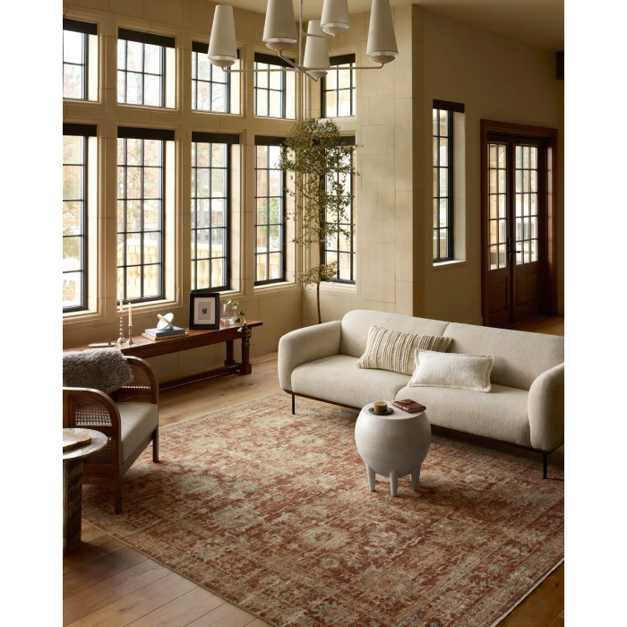 Loloi Heritage Brick / Multi HER-03 8ft. X 10ft. Rect. Rug