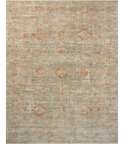 Loloi Heritage Aqua / Terracotta HER-06 9ft. X 12ft. Rect. Rug