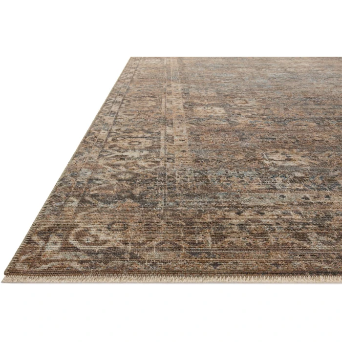 Loloi Heritage Mocha / Denim HER-07 6ft. X 9ft. Rect. Rug