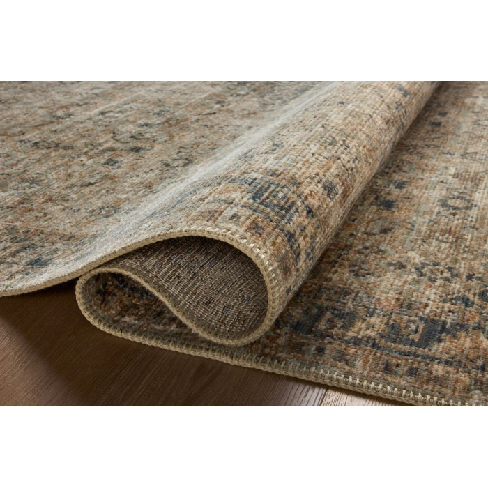 Loloi Heritage Sage / Navy HER-08 2ft.-5in. X 8ft. Rect. Rug