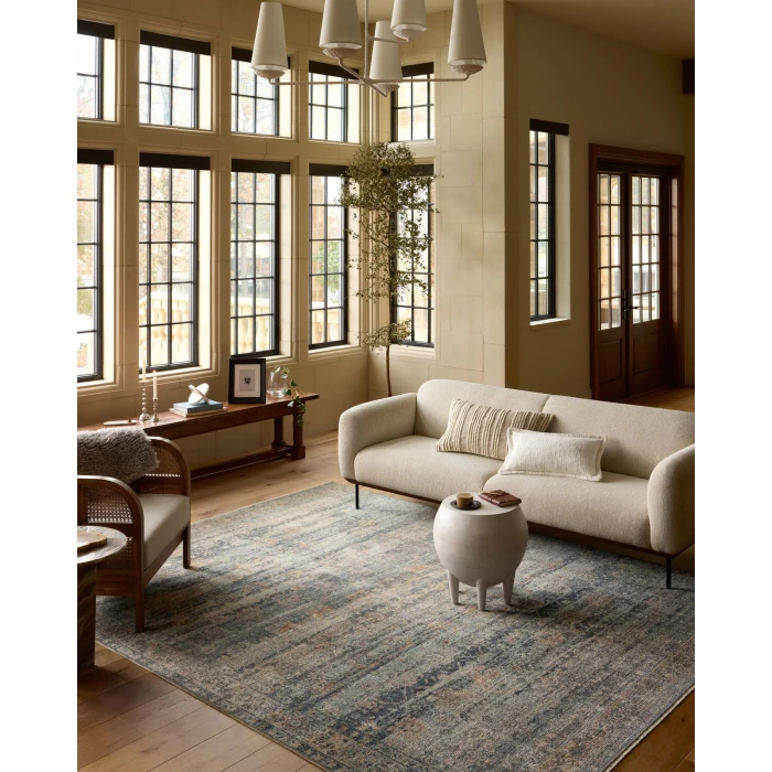 Loloi Heritage Sky / Sunset HER-09 18in. X 18in. Sample Rect. Rug