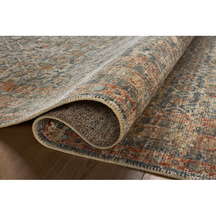 Loloi Heritage Blue / Rust HER-12 8ft. X 10ft. Rect. Rug