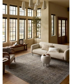 Loloi Heritage Lagoon / Tobacco HER-14 9ft. X 12ft. Rect. Rug