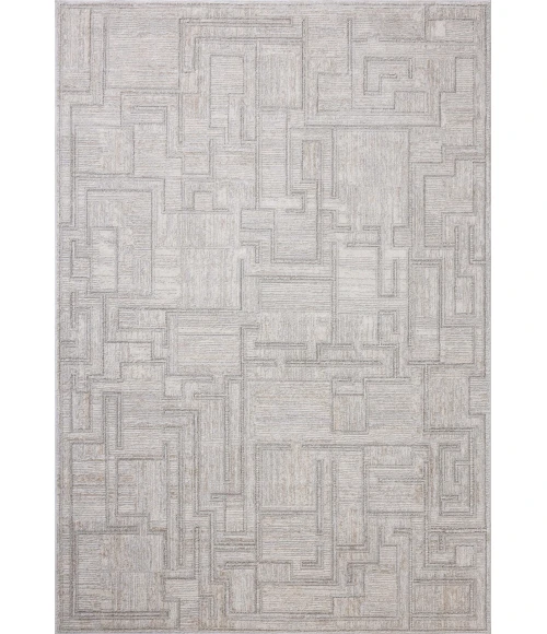 Loloi Hollis Grey / Ivory HOL-01 6ft.-7in. X 9ft.-3in. Rect. Rug