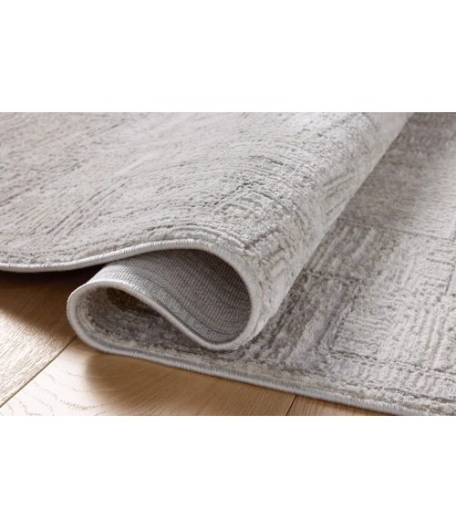 Loloi Hollis Grey / Ivory HOL-01 6ft.-7in. X 9ft.-3in. Rect. Rug