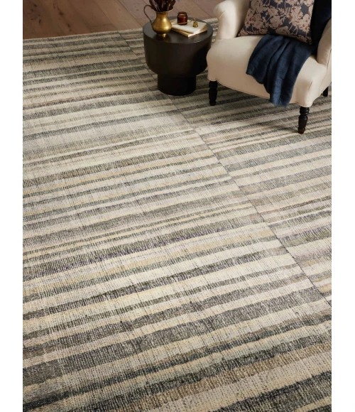 Chris Loves Julia x Loloi Humphrey Natural / Moss HUM-01 2 ft. 3 in. X 9 ft. 6 in. Rectangle Rug