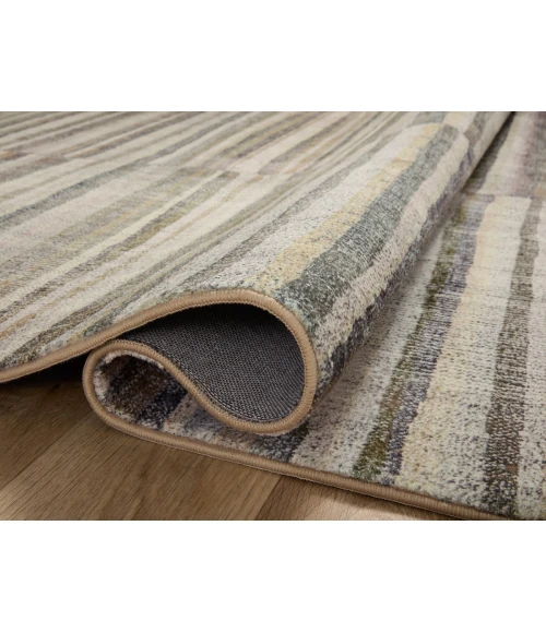 Chris Loves Julia x Loloi Humphrey Natural / Moss HUM-01 2 ft. 3 in. X 9 ft. 6 in. Rectangle Rug
