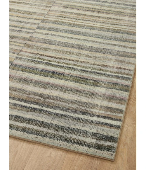 Chris Loves Julia x Loloi Humphrey Natural / Moss HUM-01 2 ft. 3 in. X 9 ft. 6 in. Rectangle Rug