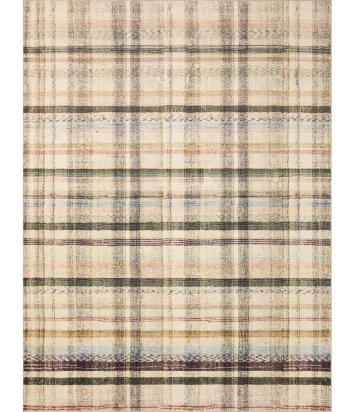 Chris Loves Julia x Loloi Humphrey Ivory / Multi HUM-02 3 ft. 6 in. X 5 ft. 6 in. Rectangle Rug
