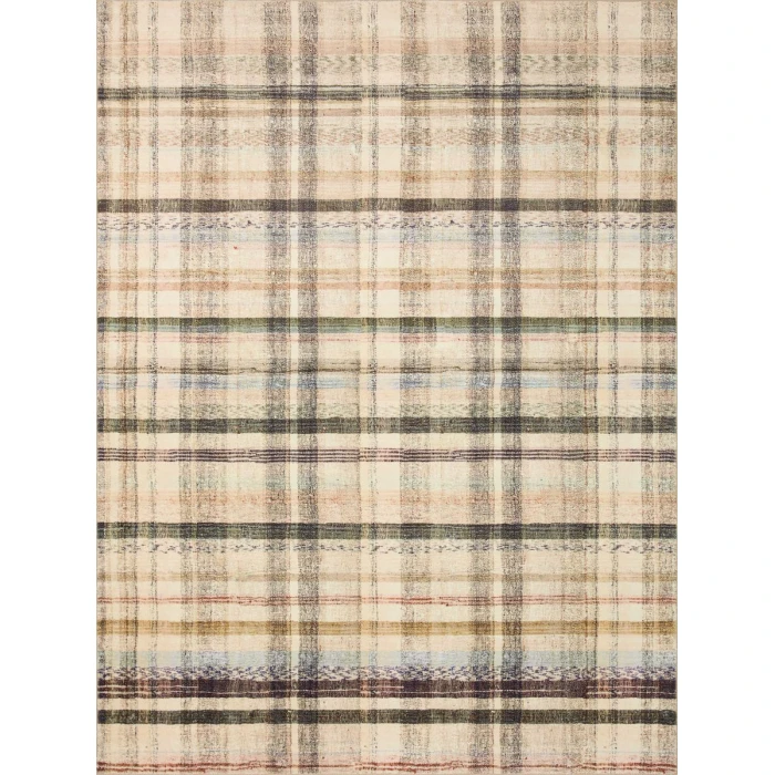 Chris Loves Julia x Loloi Humphrey Ivory / Multi HUM-02 2 ft. X 5 ft. Rectangle Rug