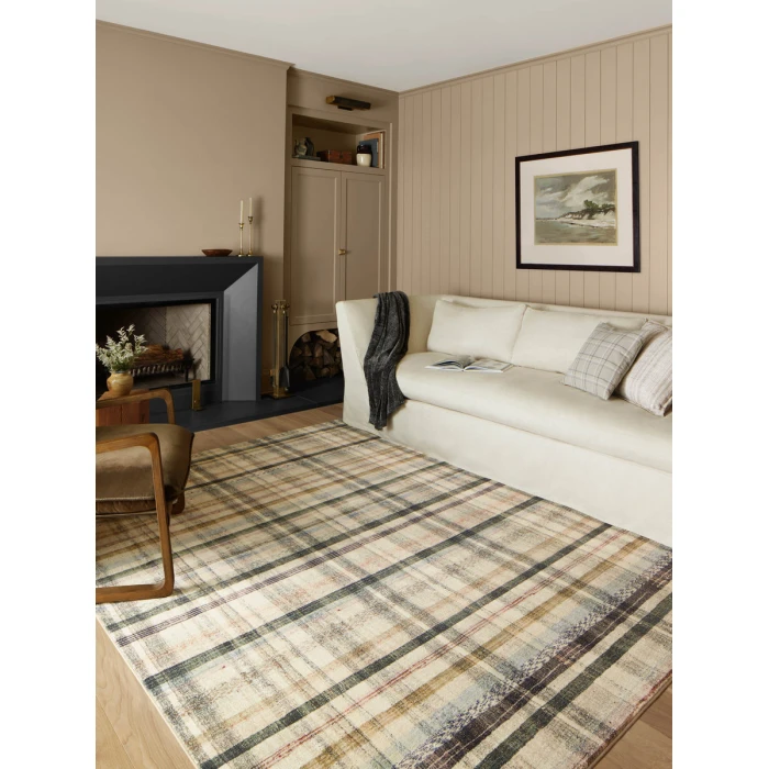 Chris Loves Julia x Loloi Humphrey Ivory / Multi HUM-02 2 ft. X 5 ft. Rectangle Rug