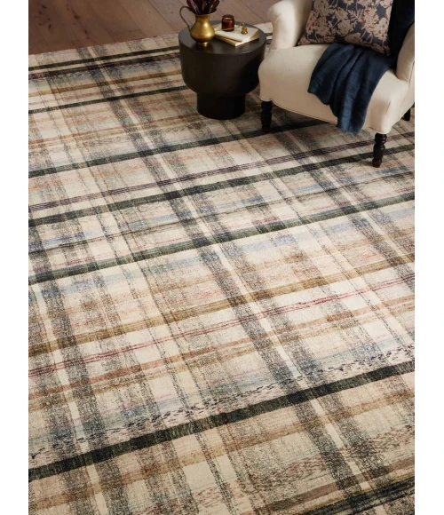 Chris Loves Julia x Loloi Humphrey Ivory / Multi HUM-02 3 ft. 6 in. X 5 ft. 6 in. Rectangle Rug