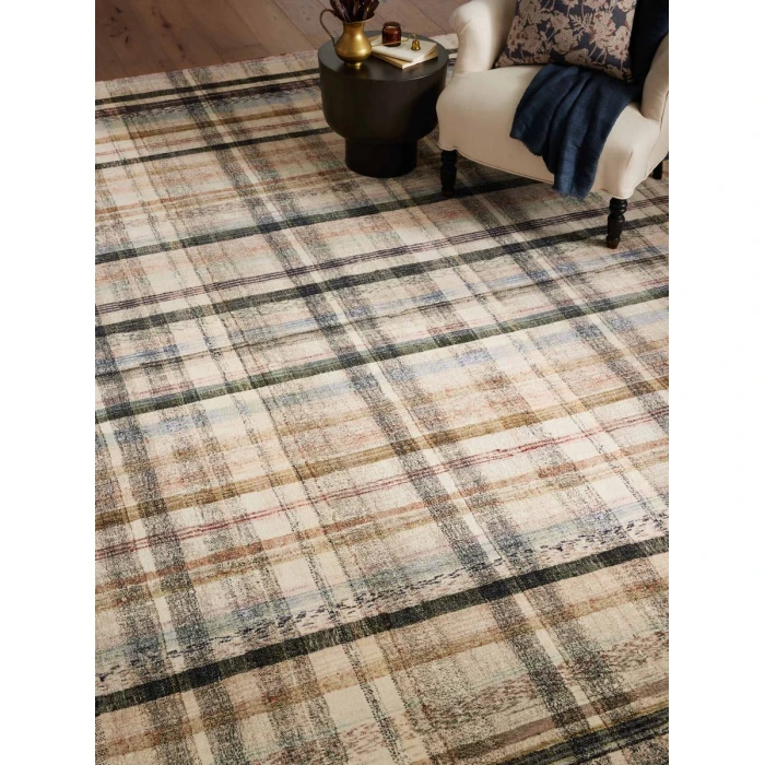 Chris Loves Julia x Loloi Humphrey Ivory / Multi HUM-02 2 ft. X 5 ft. Rectangle Rug