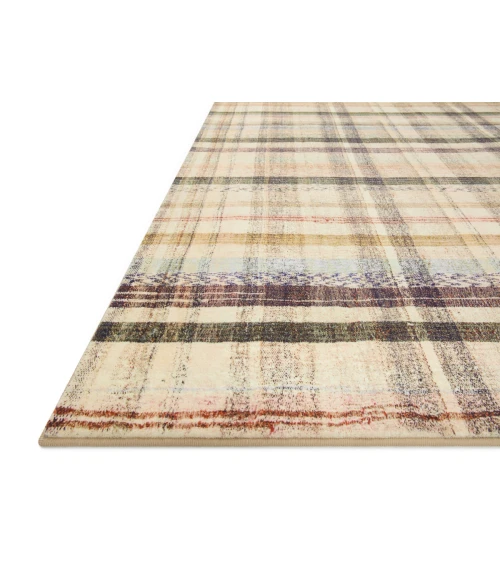 Chris Loves Julia x Loloi Humphrey Ivory / Multi HUM-02 3 ft. 6 in. X 5 ft. 6 in. Rectangle Rug