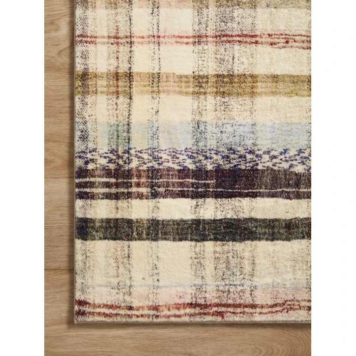 Chris Loves Julia x Loloi Humphrey Ivory / Multi HUM-02 2 ft. X 5 ft. Rectangle Rug